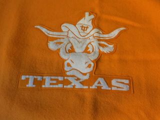 Vintage University Of Texas Longhorns Ut 100 Wool Pendleton Stadium Blanket