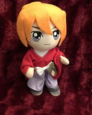 Anime Figure Plush Rurouni Kenshin Aniplex Hinura Fuji Tv 8” Japan Stuffed Toy