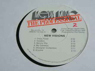 ROGER WEBB ' VISIONS ' LP US CAPITOL MEDIA 1970S LIBRARY MUSIC FUNK 3
