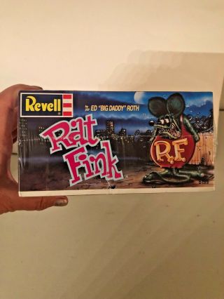 Rare Rat fink Plastic model kit by Revell Ed 