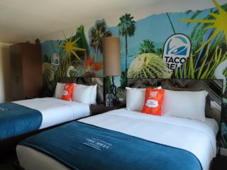 Taco Bell Hotel Hot Sauce Pillow