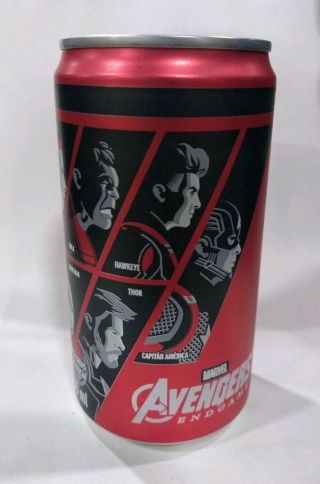 Marvel Avengers End Game 2019 Limited Rare México Mini Coca - Cola 235ml Empty Can