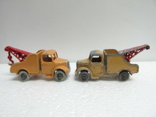Vintage Lesney / Matchbox Bedford Wreck Trucks No.  13 A & B (tow Trucks)
