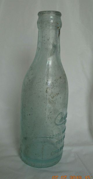 Antique Straight Side Coca Cola Bottle Charleston,  S.  C. 2