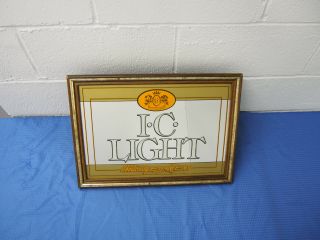 Vintage Ic Light Mirror Bar Sign Light Up Style