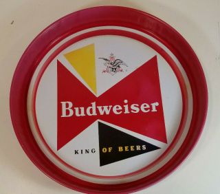 Vintage Budweiser Beer Metal Tray