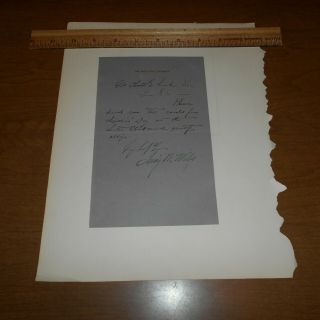 Irving R.  Wiles Was An American Artist Hand Signed Letter