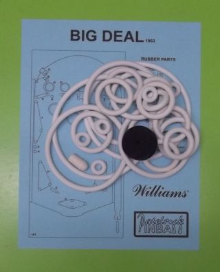 1963 Williams Big Deal Pinball Rubber Ring Kit