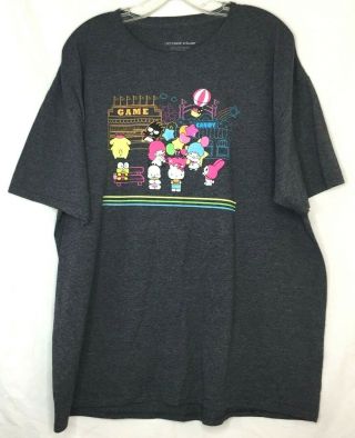 Nwot Sanrio Lootcrate Hello Kitty " Supercute Carnival " Gray T - Shirt Adult Xl