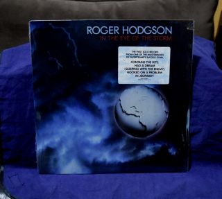 Roger Hodgson Very Rare Lp The Eye Of Storm 1984 Usa 1stpress W/sticker