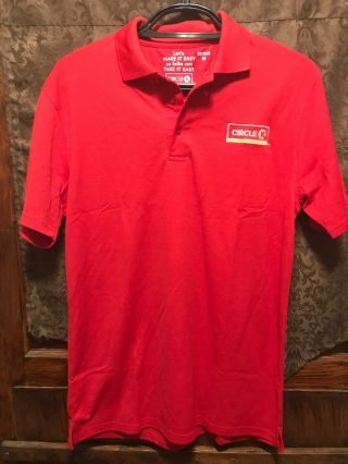 Circle K Official Med Convenience Store Gas Station Uniform Work Polo Shirt