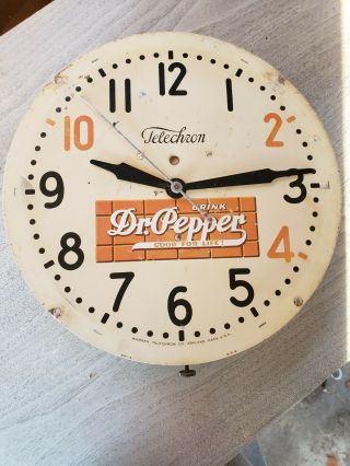 Vintage Dr Pepper Clock Face