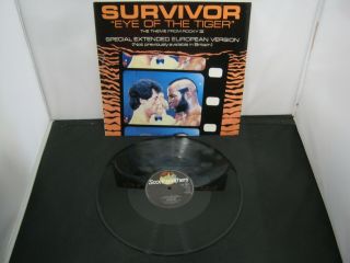 Vinyl Record 12” Survivor Eye Of The Tiger (p) 23