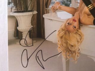 poster autographed by 2 playboy models Andrea Prince & Sherra Michelle 2
