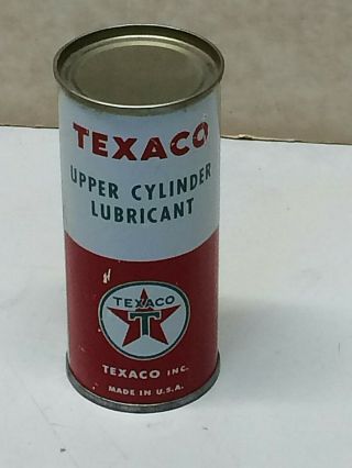 Texaco Oil Can 4 Oz.  Upper Cylinder Lubricant