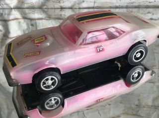 Processed Plastic 60’s Chevy Camaro Aurora,  Il Pink Mad Models