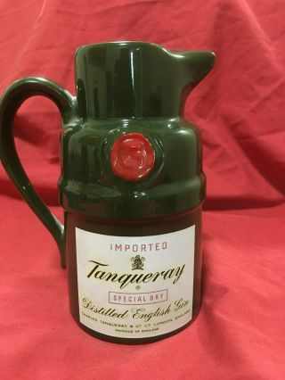 VINTAGE TANQUERAY SPECIAL DRY GIN PITCHER STEIN PUB JUG 3