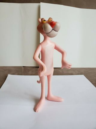 1971 Vintage Pink Panther 8 " Cartoon Poseable Figure R Dakin Mirsch - Geoffrey