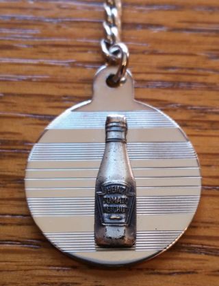Rare Balfour Sterling Hj Heinz Ketchup Bottle Keychain - Great Gift