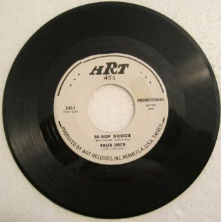 Roger Smith - Very Rare Rockabilly - Be - Bop Boogie - Promo - Near