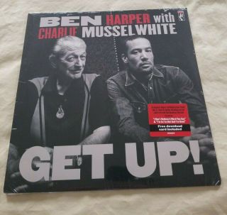 Ben Harper With Charlie Musselwhite Get Up Lp Red Vinyl Record Exclusive