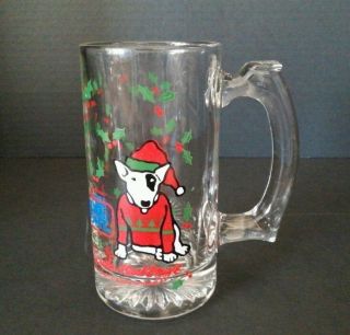 Bud Light Beer Glass Spuds Mackenzie Ugly Xmas Sweater Party Animal Vintage 1987