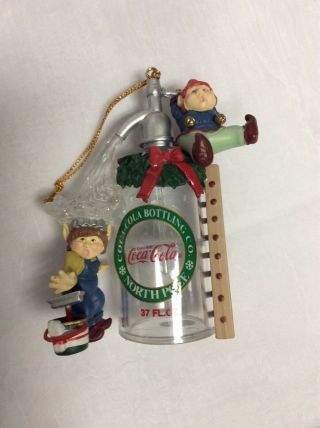 5 Coca Cola Bottling Collectible hanging Christmas ornaments 3
