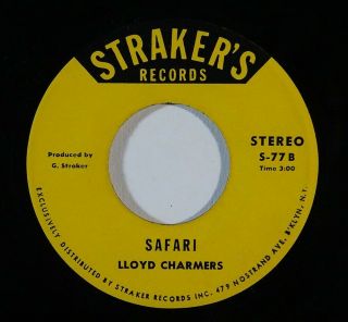 Reggae 45 Lloyd Charmers Safari/black Power On Straker 