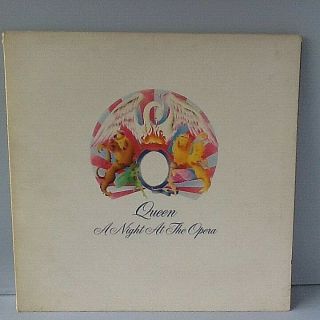 Queen - A Night At The Opera Vinyl Lp 1975 1st Uk Press Emi Emtc 103 Embossed