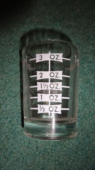 4 oz Bar and Kitchen Professional Measuring Glass Shot Glass Jigger 2