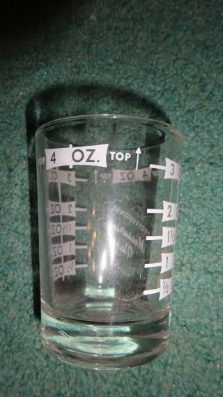4 oz Bar and Kitchen Professional Measuring Glass Shot Glass Jigger 3
