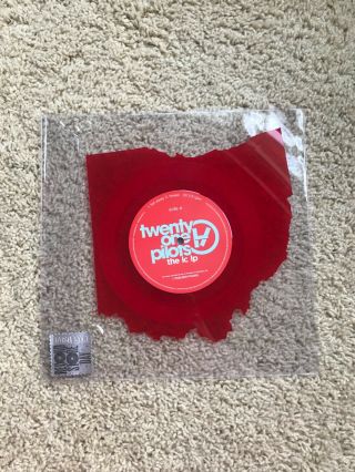 Rare Twenty One Pilots The Lc Lp Red Ohio - Shaped Live