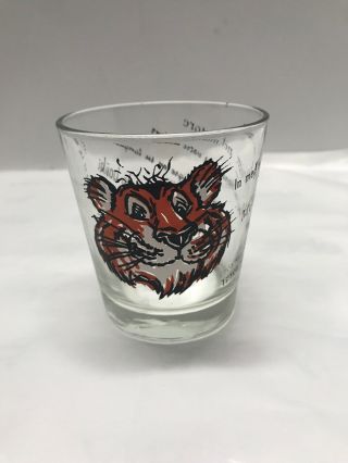 Vtg Esso Put A Tiger In Your Tank In 8 Languages Highball Glass 10 Oz.  1960’s
