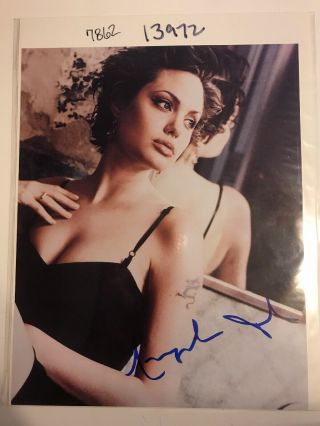 Autographed Picture Angelina Jolie W Certificate Of Authenticity