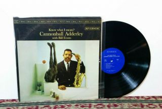 Cannonball Adderley,  Bill Evans ‎– Know What I Mean? Lp 1966 Hard Bop Jazz - Nm