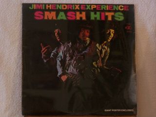 Jimi Hendrix Smash Hits Poster Enclosed (rare) Orig.  1969 Reprise 2025