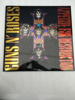 Guns N Roses Appetite For Destruction Limited Double Record Lp Vinyl Set