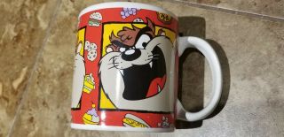 Taz Tasmanian Devil Coffee Sakura Cup Mug 1994 Warner Bros.