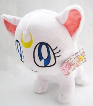 Sailor Moon White Cat Luna Artemis 11 Inches Plush Doll Toy Valentine 