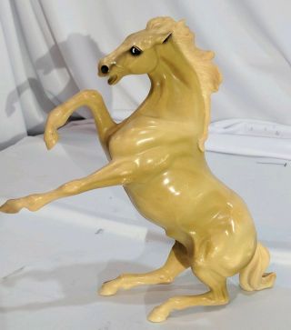 Vintage Hartland Plastics Horse Glossy Rearing Pose Stallion