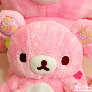 8  San - X Relax Brown Bear Rilakkuma Soft Birthday Gift Plush Doll Toy Pink Kid@ 4