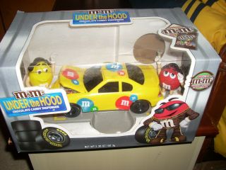 M&m Collectible Candy Dispenser - Under The Hood (yellow Car Version)