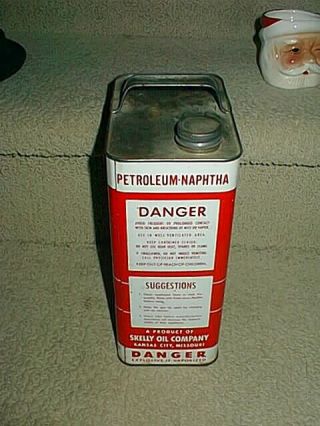 Rare Vintage Skelly Oil Skellite One Gallon Can 4