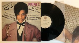 Prince - Controversy - 1981 Us 1st Press W/ Poster (ex) Ultrasonic