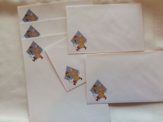 Tintin - Stationery - Papeterie - 7 Pages / 7 Envelopes