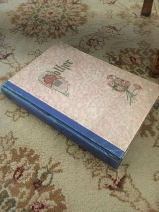 Antique Hoffman’s Chocolates Candy Box Mother Book Vintage Old Gift Box