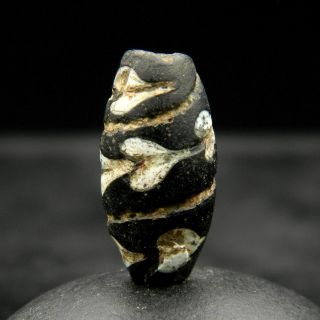 Kyra - Ancient Venitian Fancy Glass Bead - 20mm Long - Early 1800 