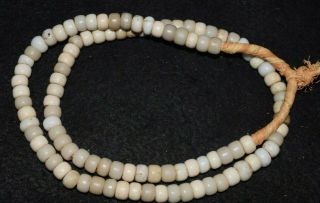 European Glass Padre Bead Strand Traded Into Africa,  Old Beads,