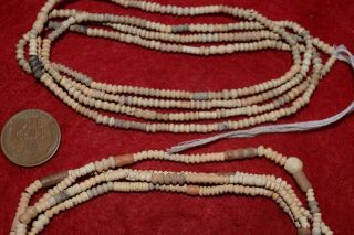 2 strands Mali found,  clay beads 400 - 500 years old 3