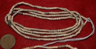 2 strands Mali found,  clay beads 400 - 500 years old 5